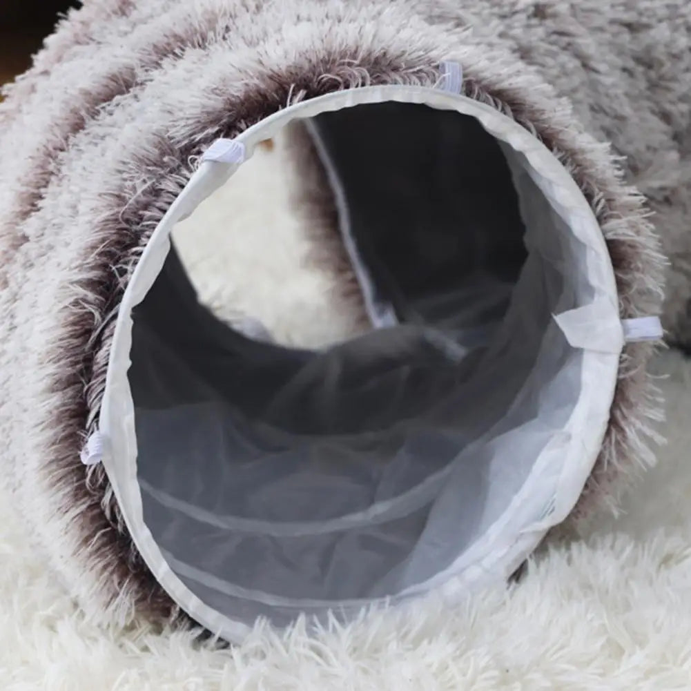 Lit Tunnel pour Chat – Cocoon Doux & Jeu Attirant