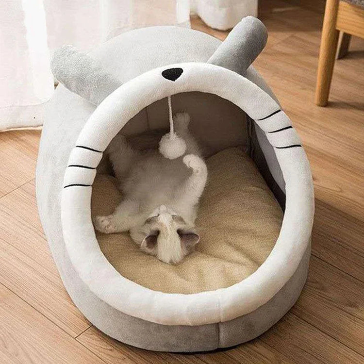 Maison Pliable pour Chat – Confortable, Lavable & Facile à Installer