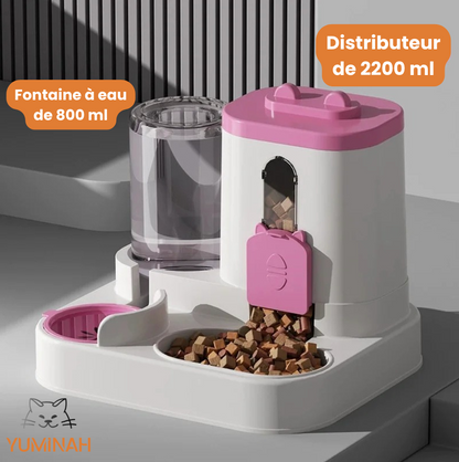 Distributeur Croquettes & Eau à Gravité – Simple & Pratique