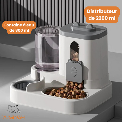 Distributeur Croquettes & Eau à Gravité – Simple & Pratique