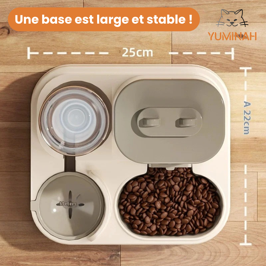 Distributeur Croquettes & Eau à Gravité – Simple & Pratique