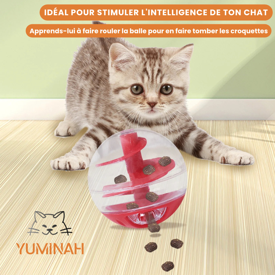Balle Distributrice de Friandises – Jeu Intelligent & Anti-Gourmandise