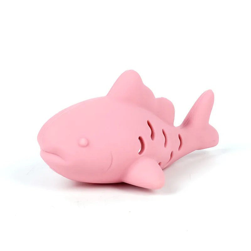 Jouet Poisson à Friandises – Silicone Souple & Stimulation Gourmande
