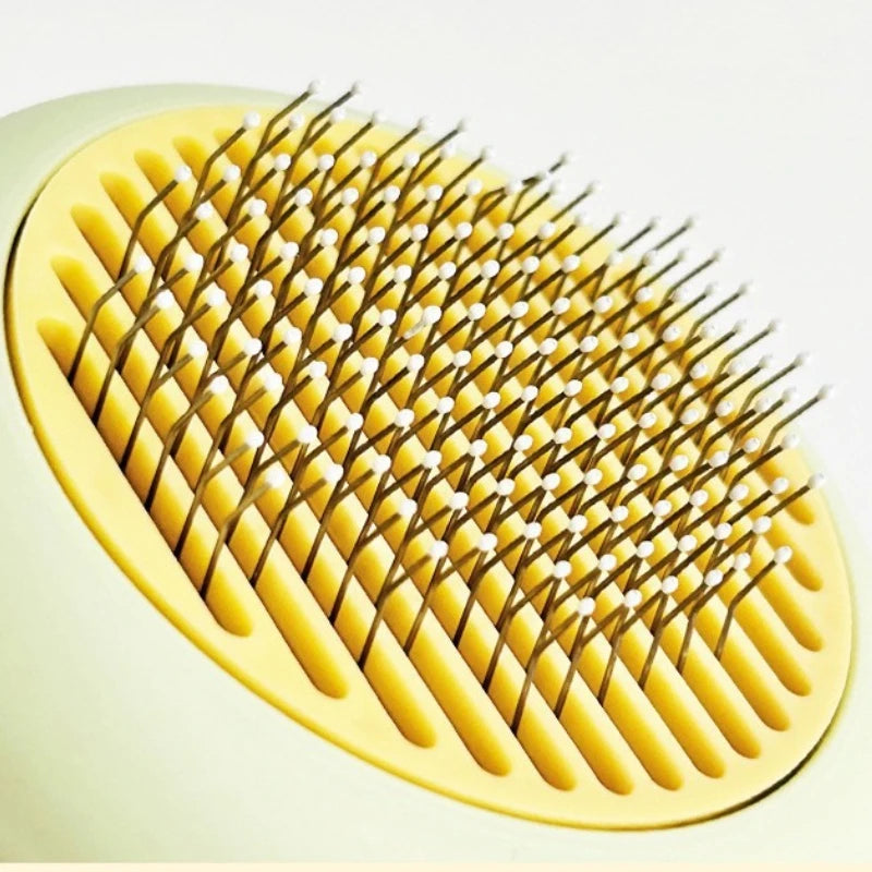 Brosse Auto-Nettoyante pour Chat – Massage Doux & Nettoyage Facile