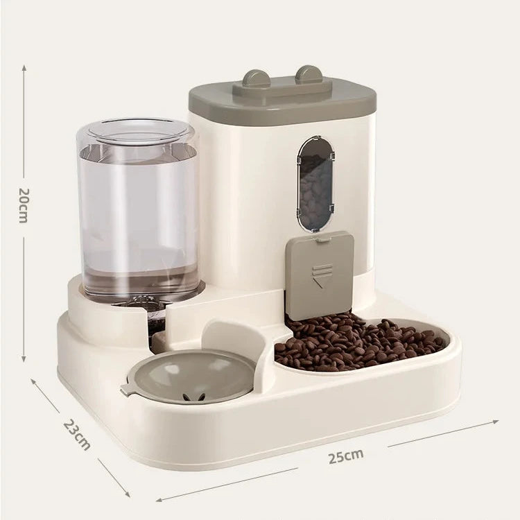 Distributeur Croquettes & Eau à Gravité – Simple & Pratique