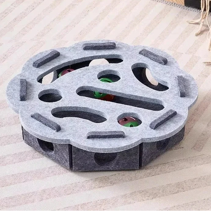 Puzzle en Feutrine pour Chat – Jeu Mental & Exercice Doux