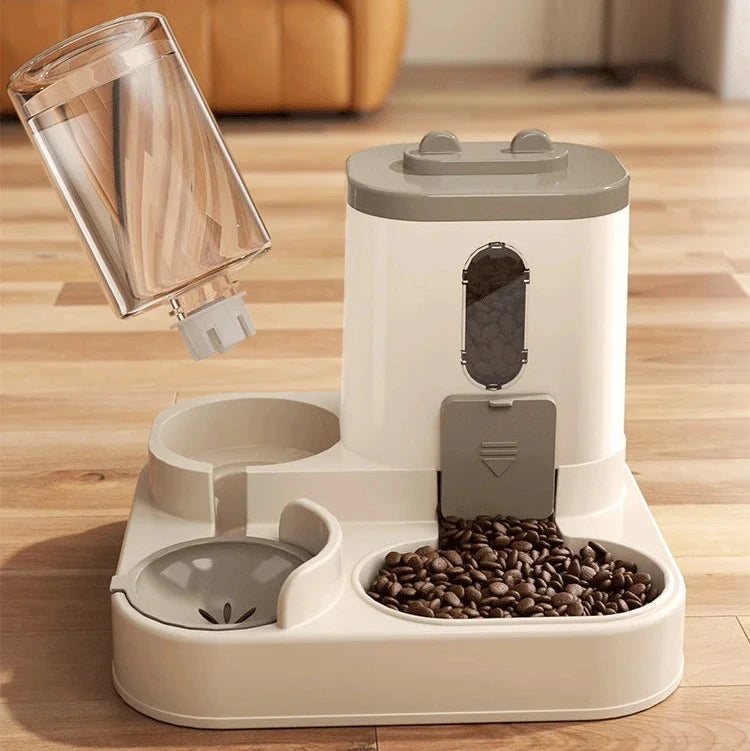 Distributeur Croquettes & Eau à Gravité – Simple & Pratique