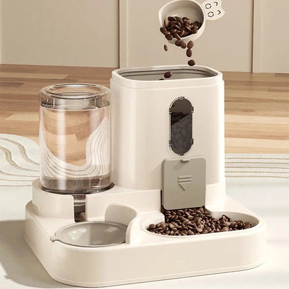 Distributeur Croquettes & Eau à Gravité – Simple & Pratique