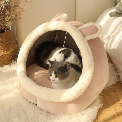 Panier Douillet pour Chat – Confort Moelleux & Design Mignon